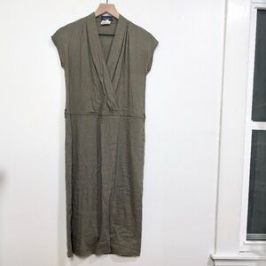 Piazza Sempione Linen Blend Dress, Made in Italy